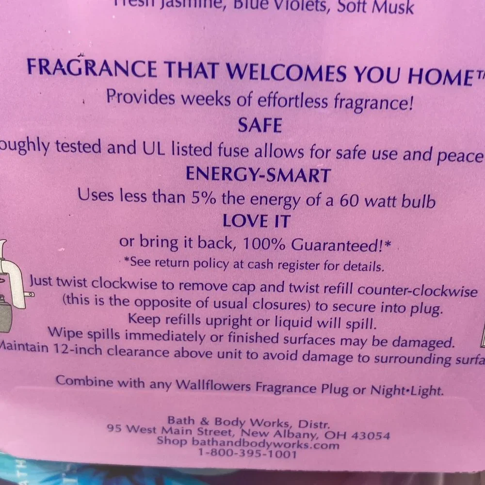 DAMAGED Bath & Body Works Wallflowers Moonlight Path 8-2 Packs DISCONTINUED